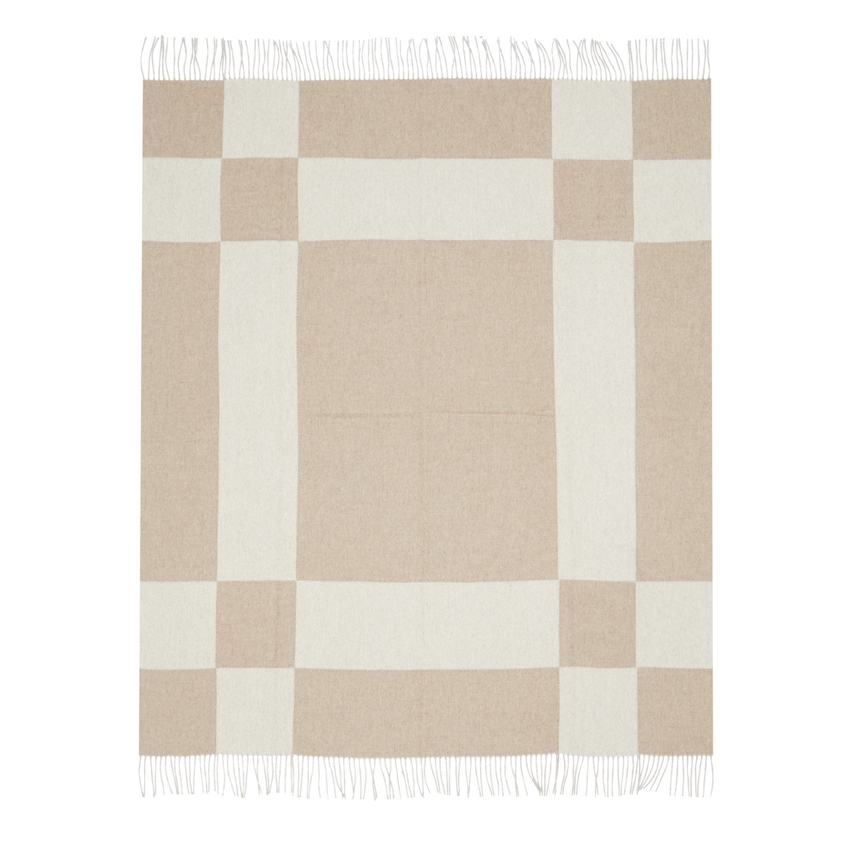 Sherk Suture Throw - Ivory