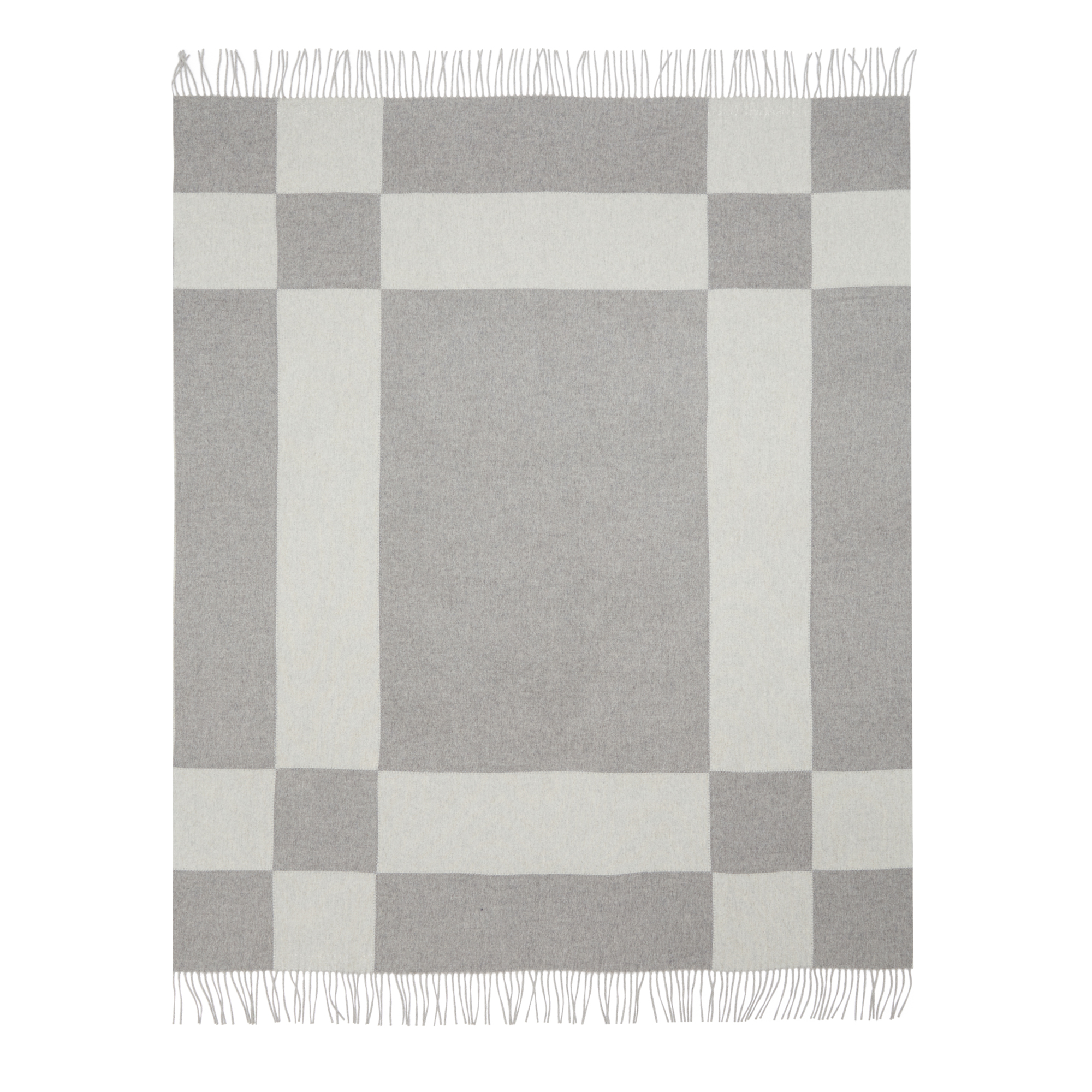 Sherk Suture Throw - Light Gray