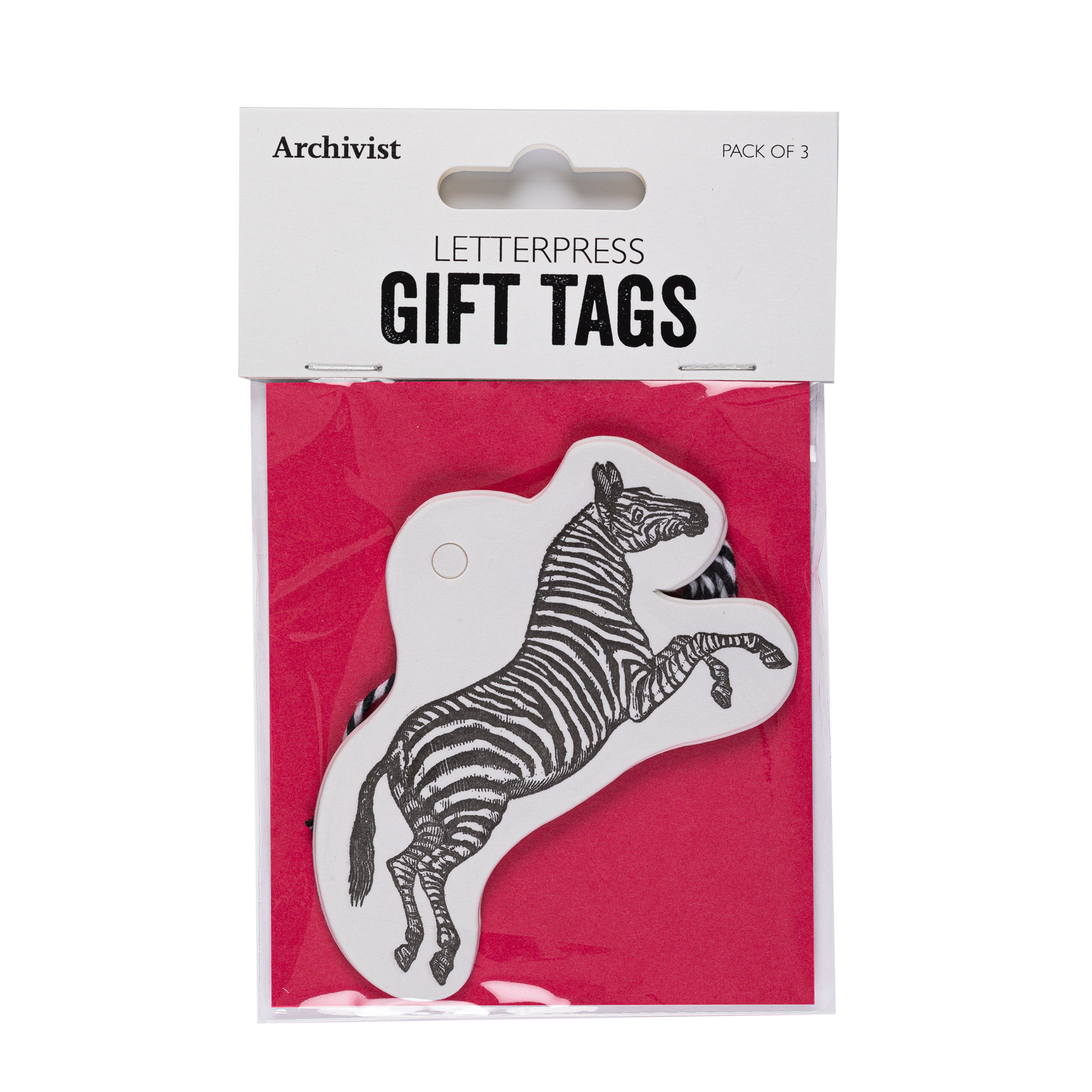Zebra Gift Tag