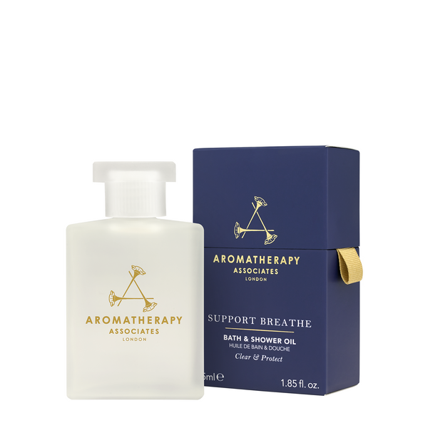 A revitalizing blend of essential oils to ease breathing and promote relaxation during bath or shower time, especially for cold months.
