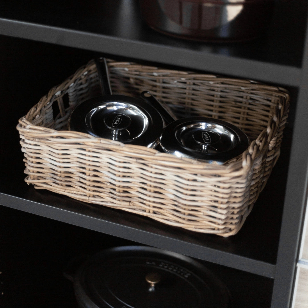 Rattan Rectangular Basket Tray