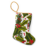 Mini Needlepoint Stocking - Balsam and Berry