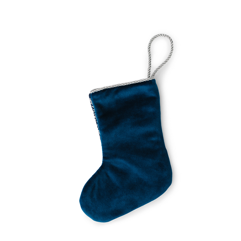 Mini Needlepoint Stocking - Star Of David