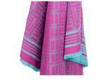 Kuba Beach Mat - Pink + Turquoise