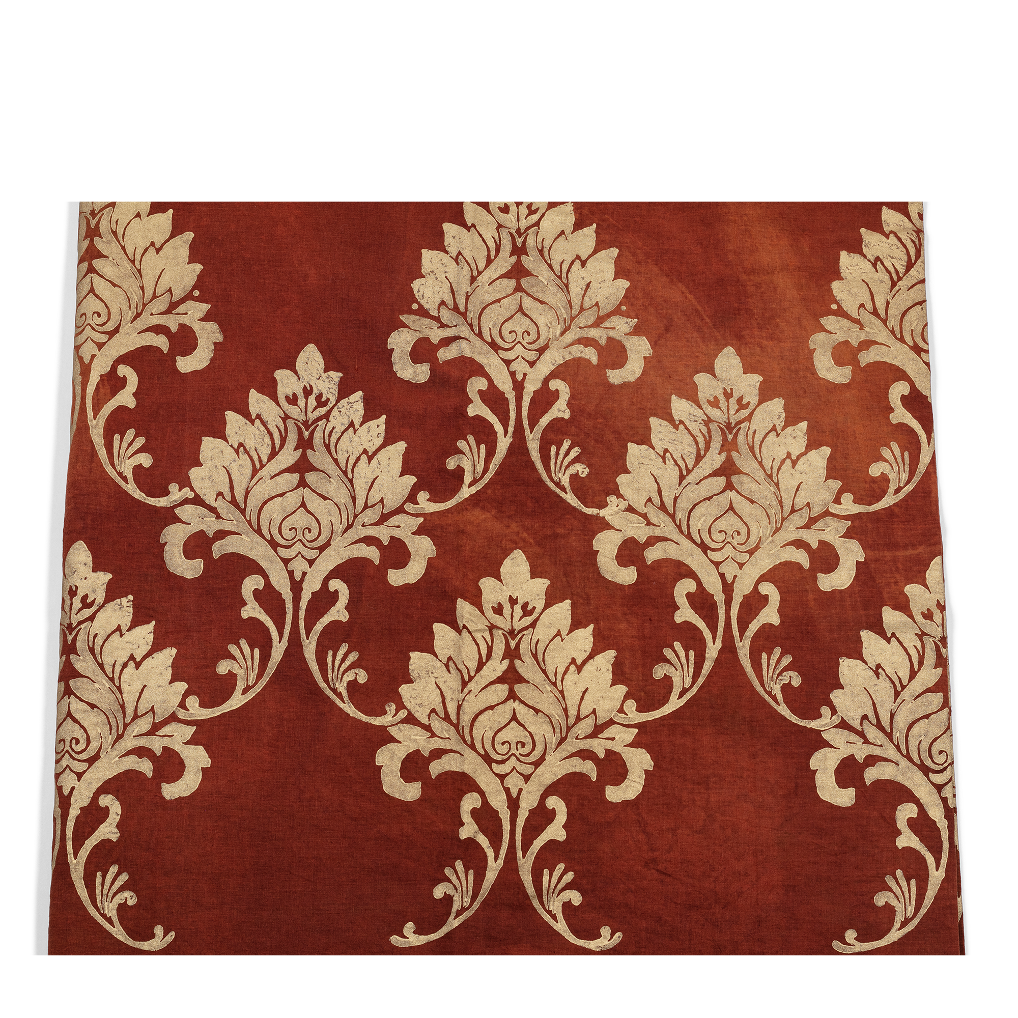 Isabella Tablecloth - Burnt Orange + Gold