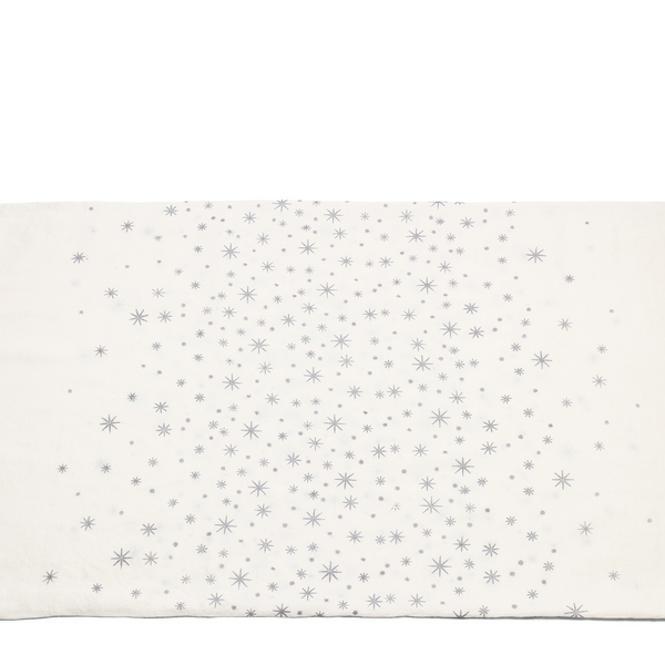 Stelle Tablecloth - White + Silver