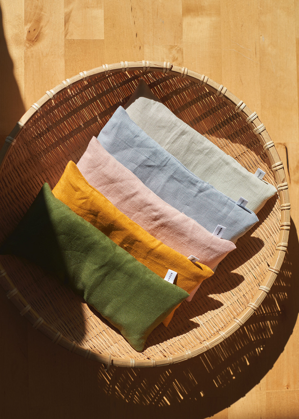 Aromatherapy Eye-Pillow - Gold Linen