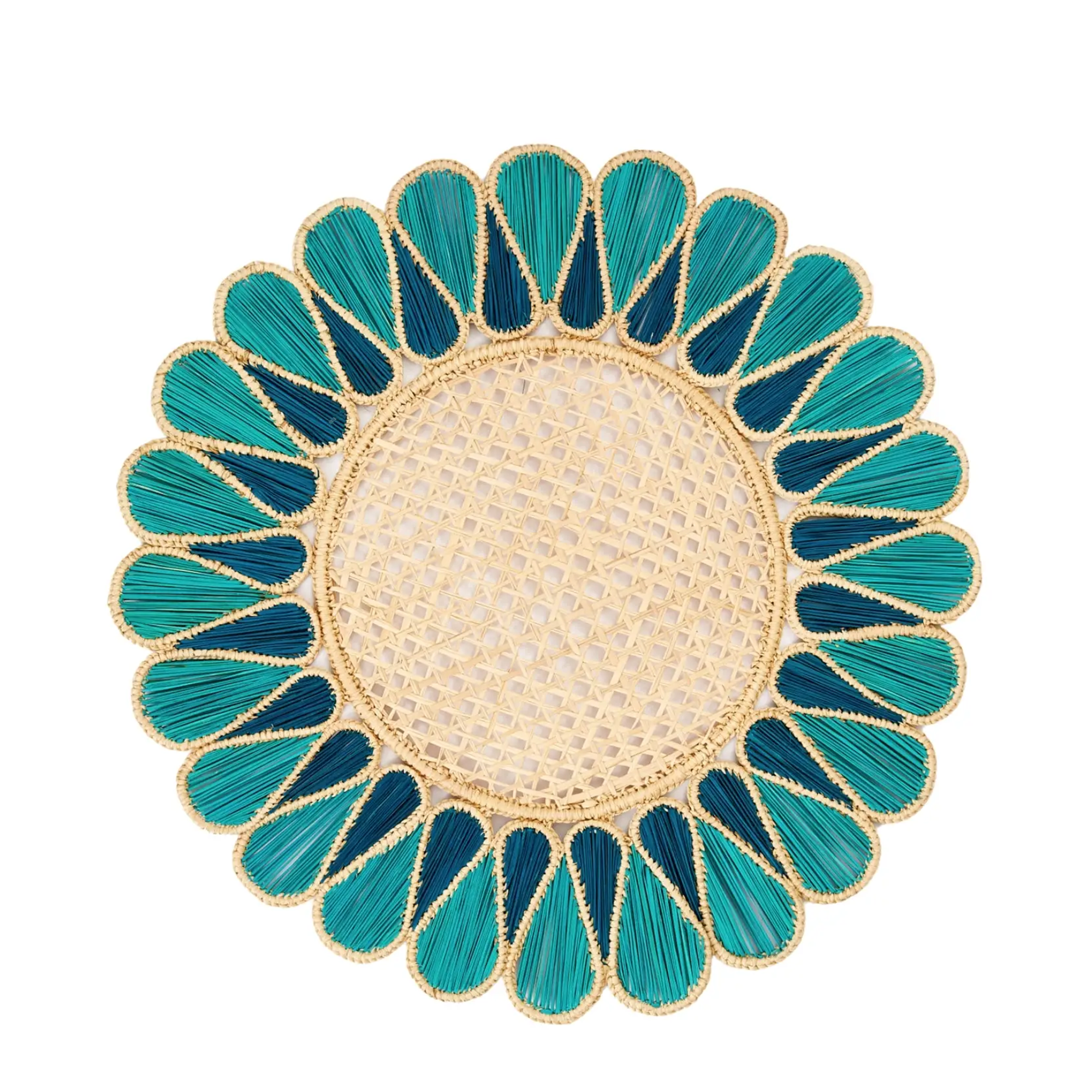 Drops Placemat - Teal + Turquoise
