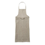 Linen Full-Length Apron - Natural