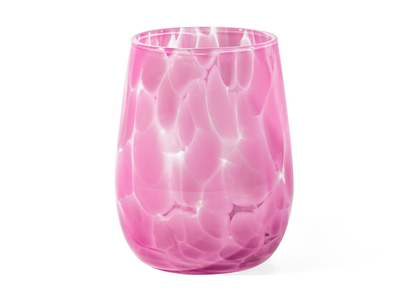 Fritsy Stemless Wine Glass - Raspberry
