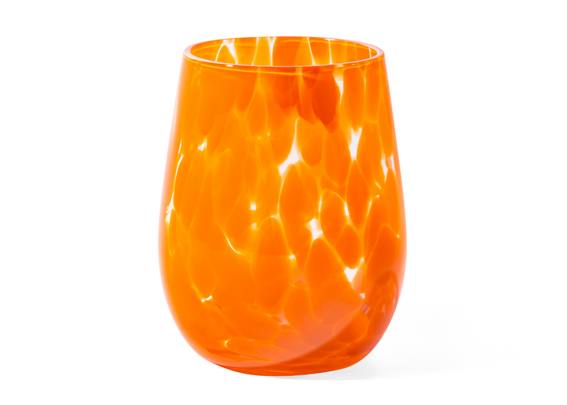 Fritsy Stemless Wine Glass - Sand Yellow