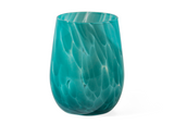 Fritsy Stemless Wine Glass - Turquoise