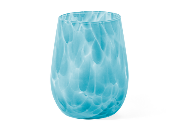 Fritsy Stemless Wine Glass - Water Blue