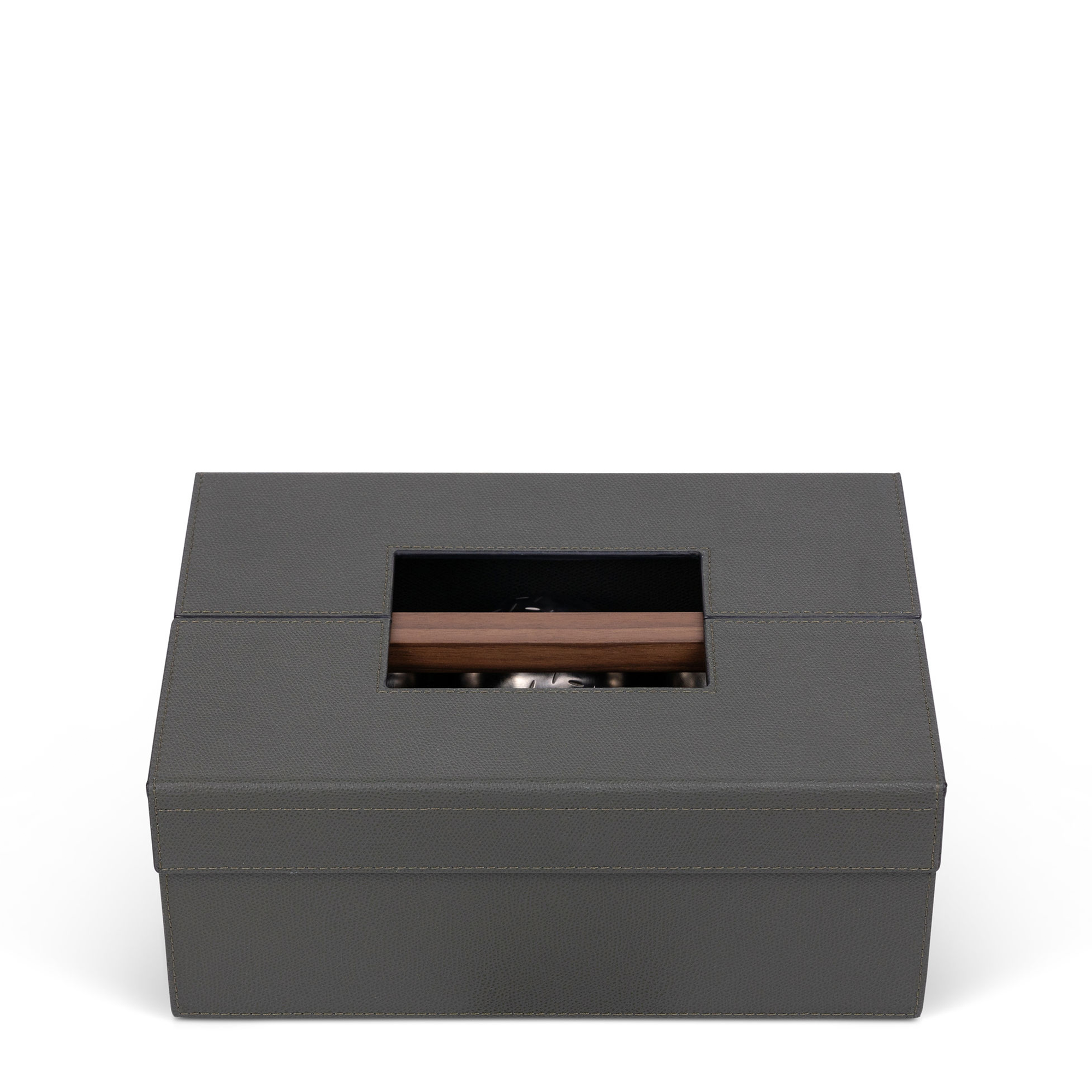 Leather Bocce Game Set - Cipress