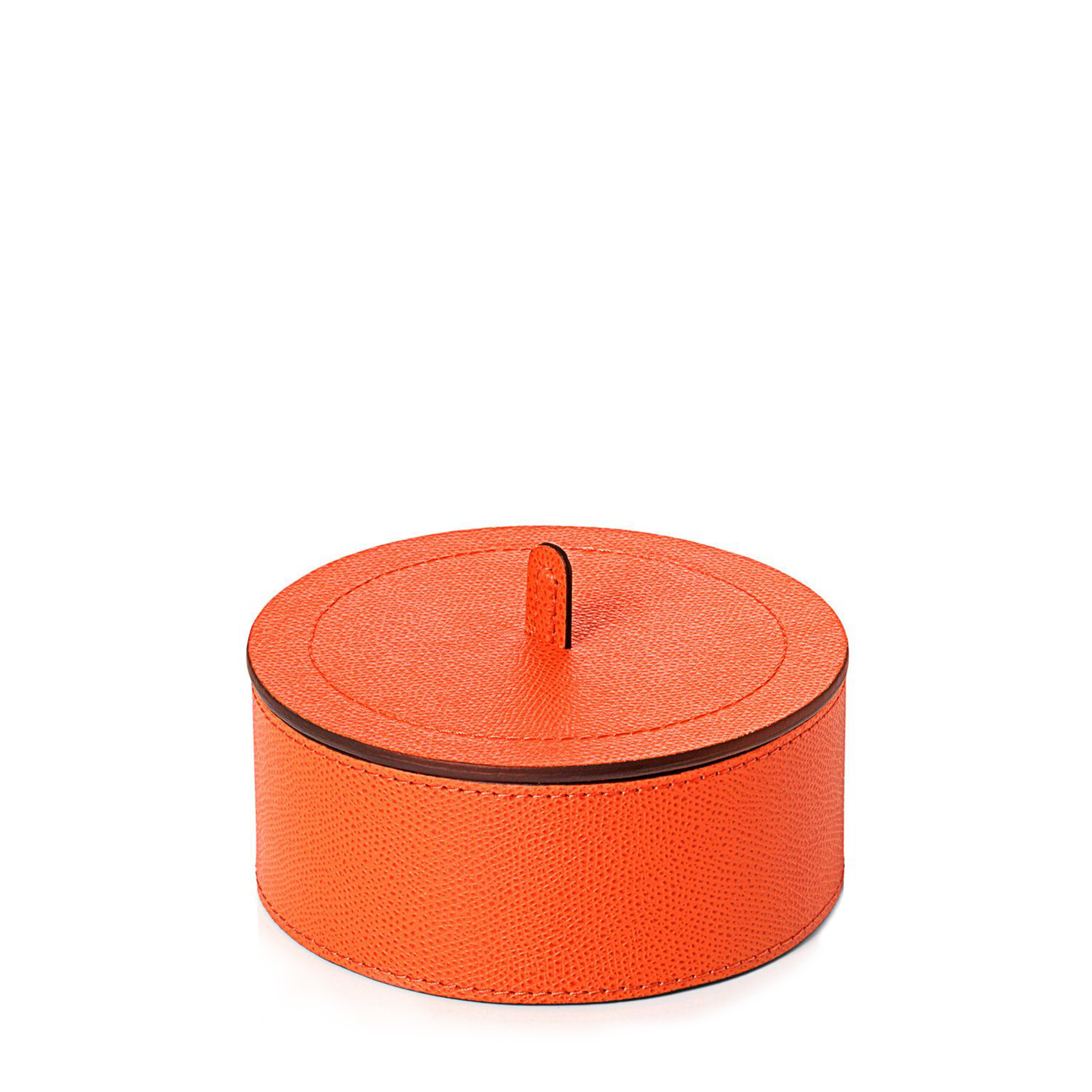 Harris Trinket Box Round Medium/Short - Mango