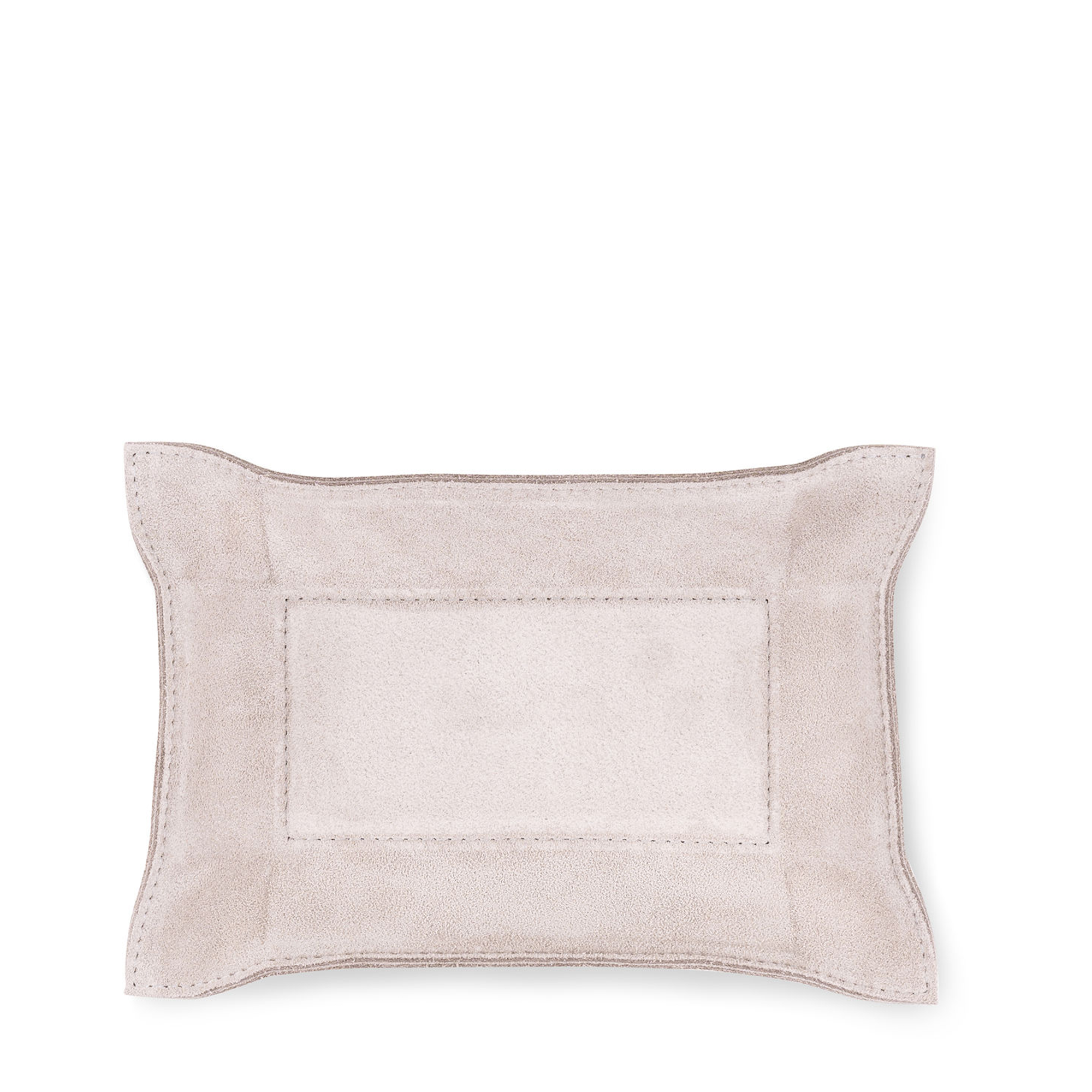 Jack Suede Valet Tray - Light Grey Small