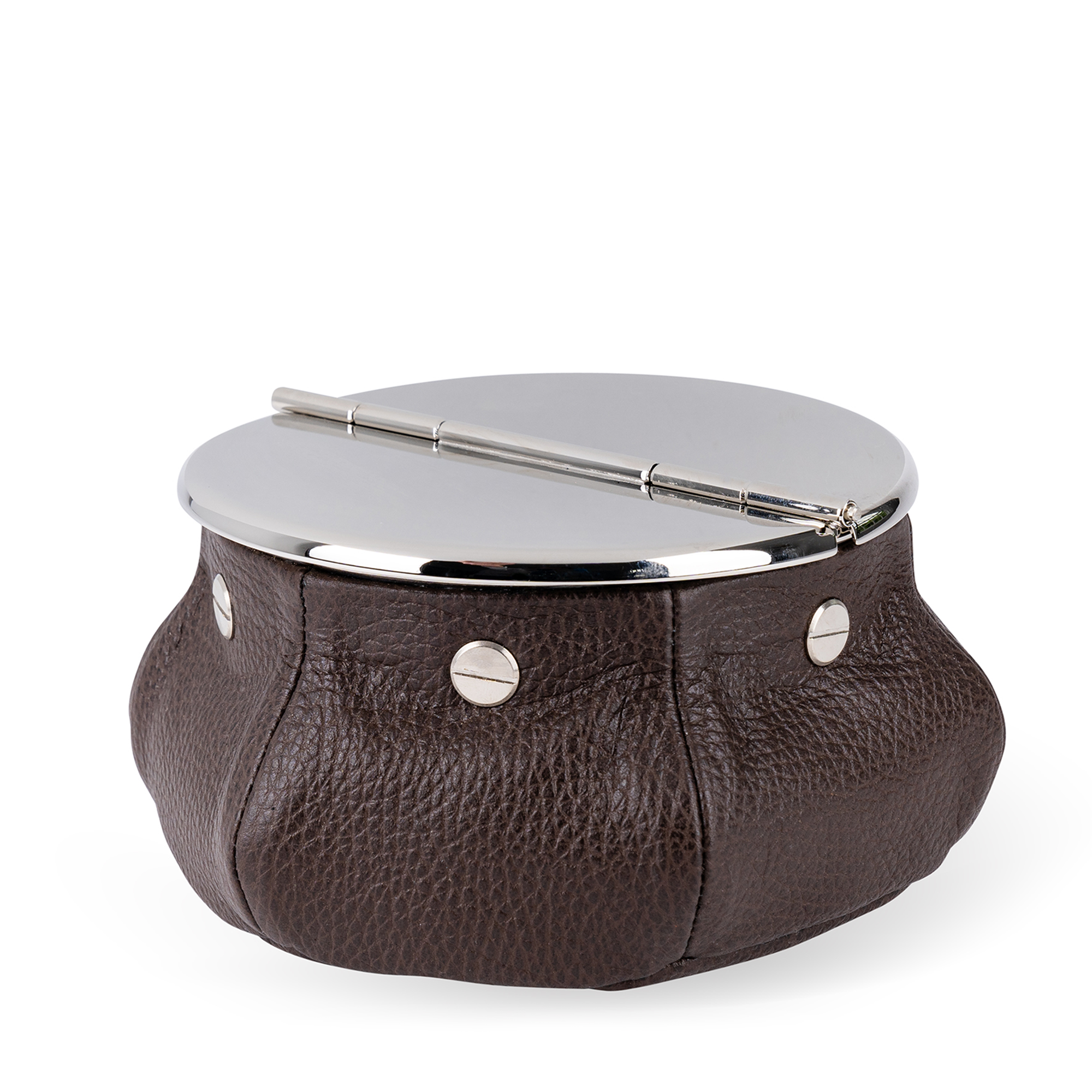 Laurence Leather Bean Bag Ashtray + Cigar Holder - Moka Deer