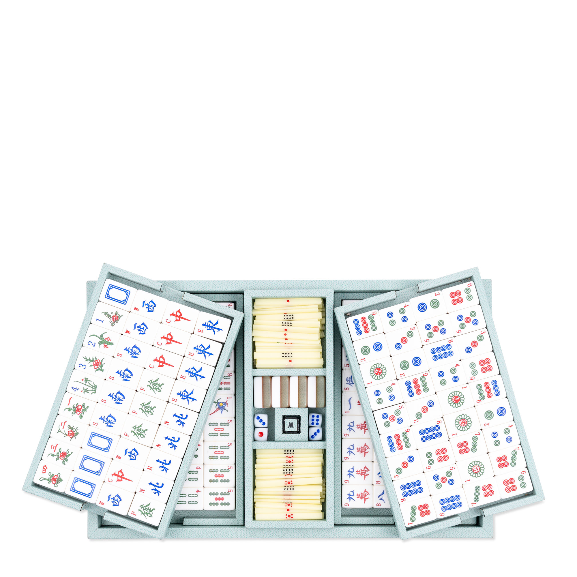 Mahjong Game Set - Golf Mint