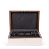Calfskin Jewelry Box - Off White Napa
