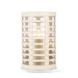 Crafted from durable acrylic and luxurious, ivory calfskin, these elegant outdoor lanterns are suitable for both indoor and outdoor spaces, adding a touch of sophistication to your decor.