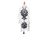 Grayson Dress - White + Black