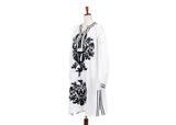 Grayson Dress - White + Black