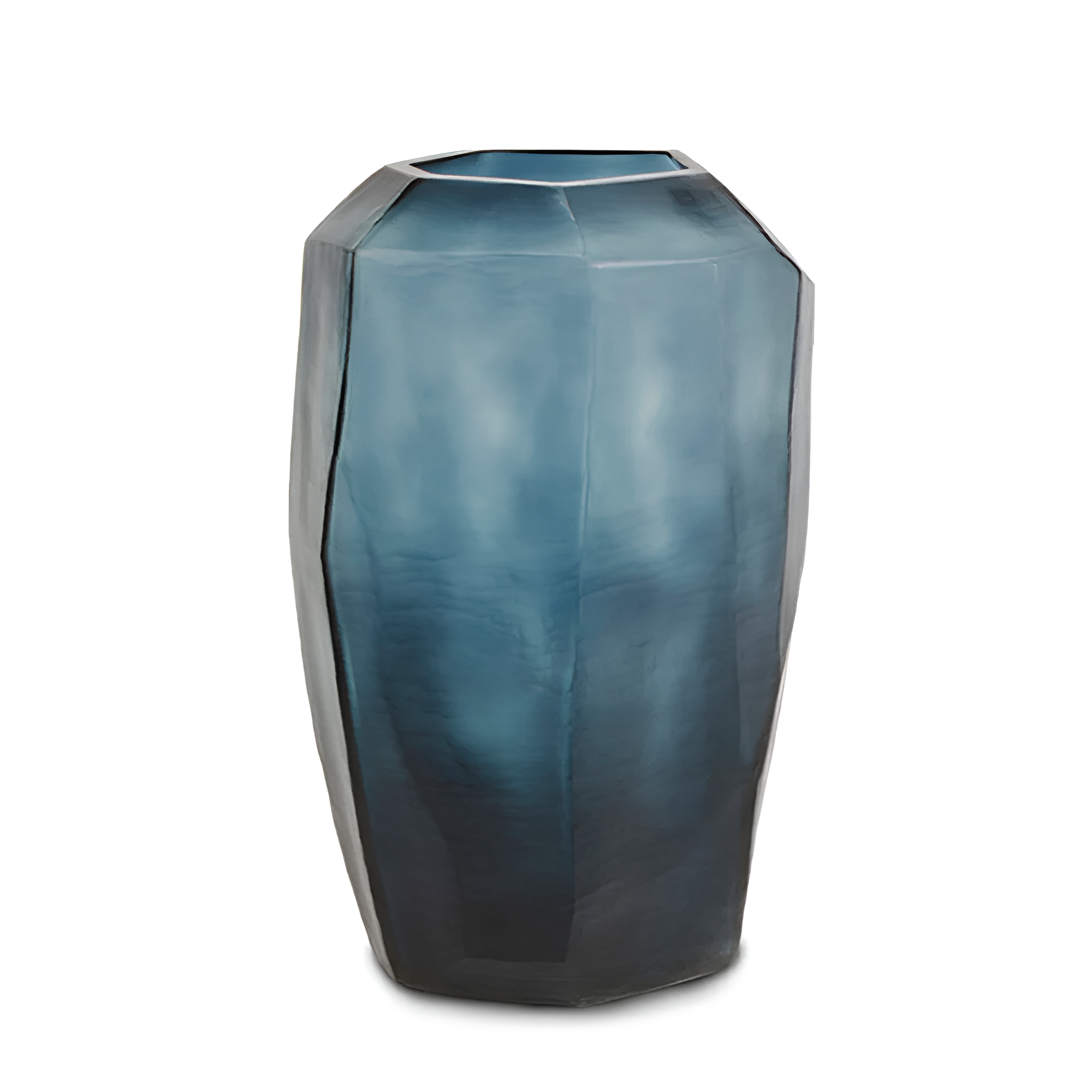Cubistic Vase Tall - Ocean Blue/Indigo