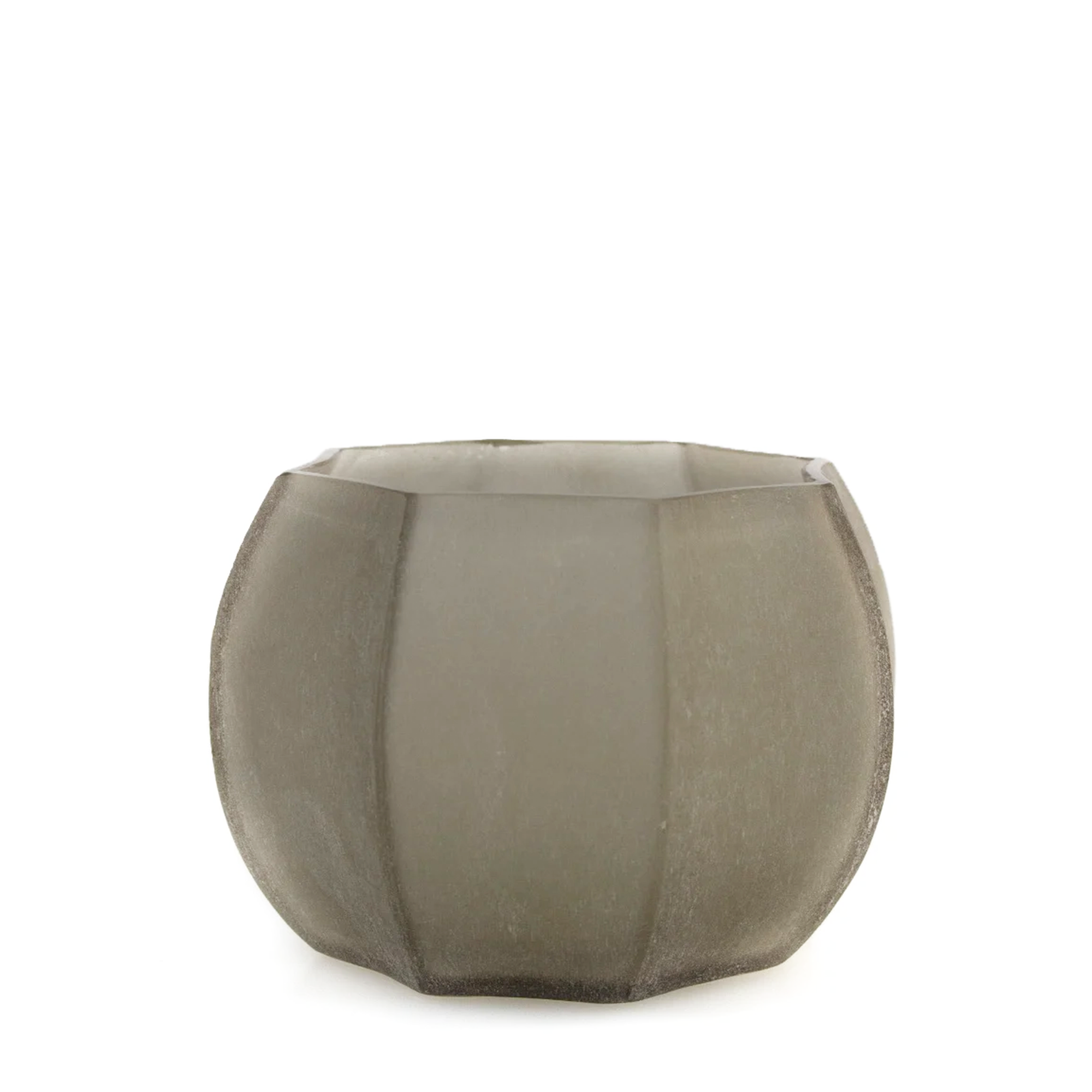 Koonam Vase - Smoke Grey Tealight