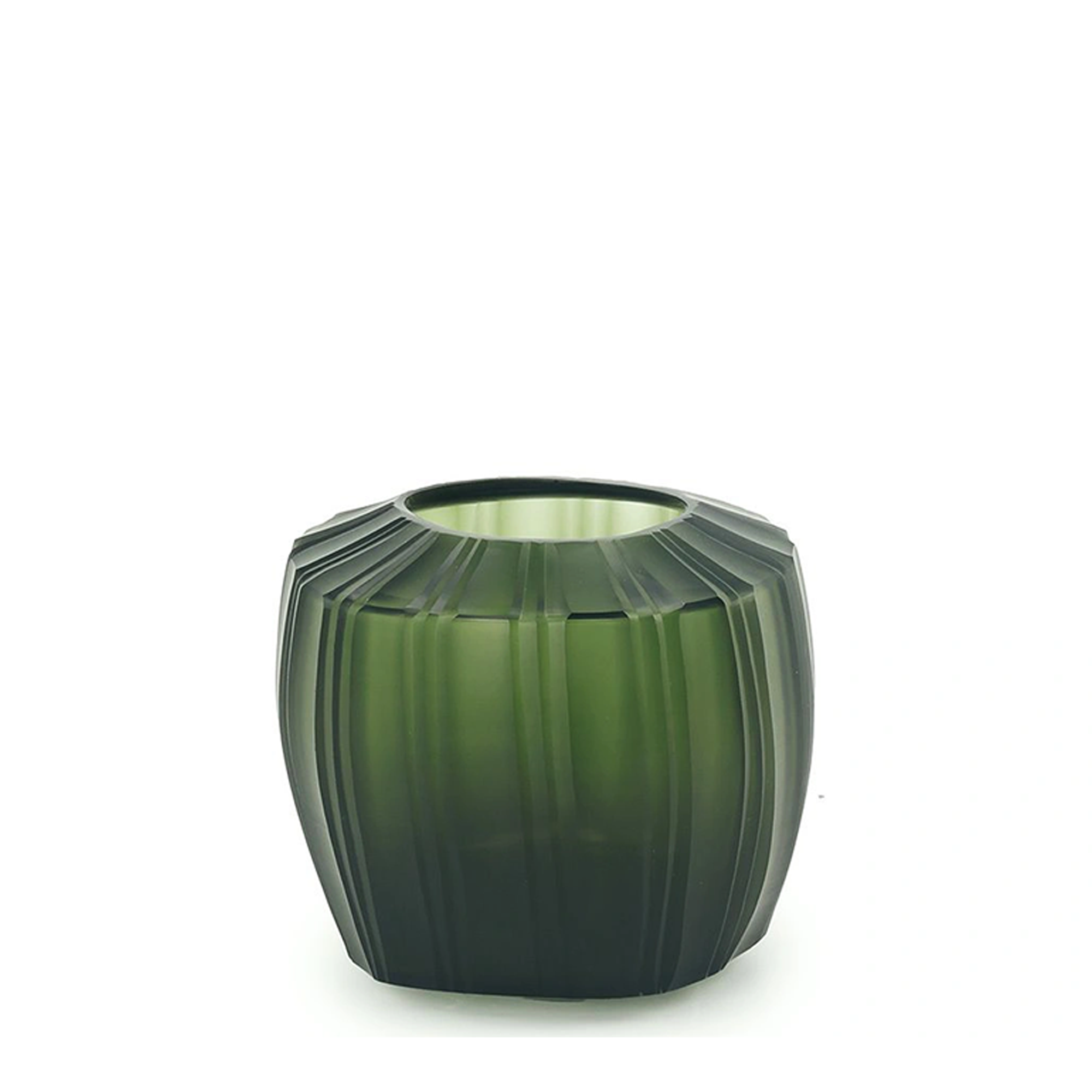 Malibu Vase Small - Black/Steelgrey