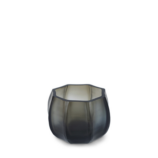 Koonam Teallight Vase - Steel Grey