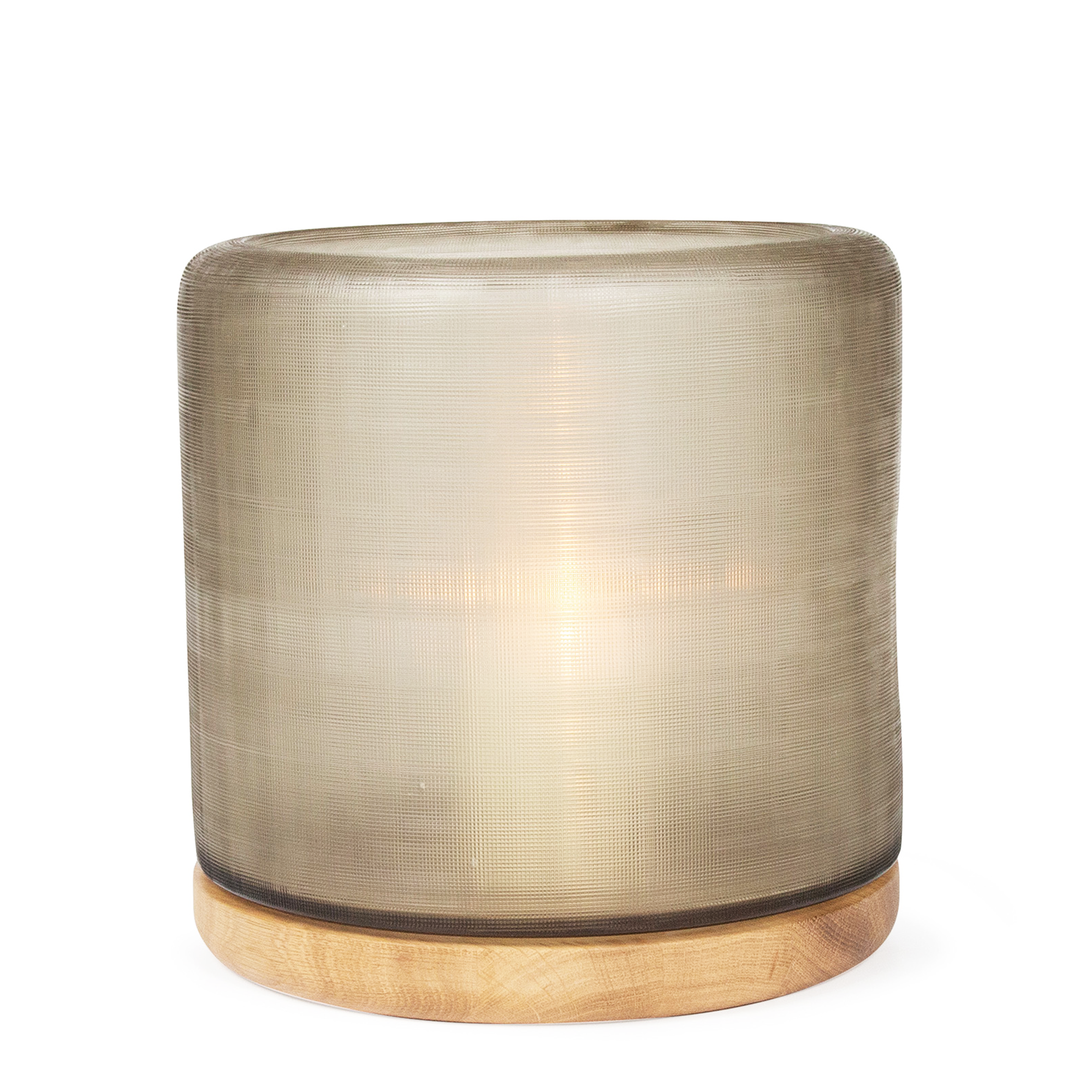 Mumbai Hurricane Large - Oak + Smoke Grey