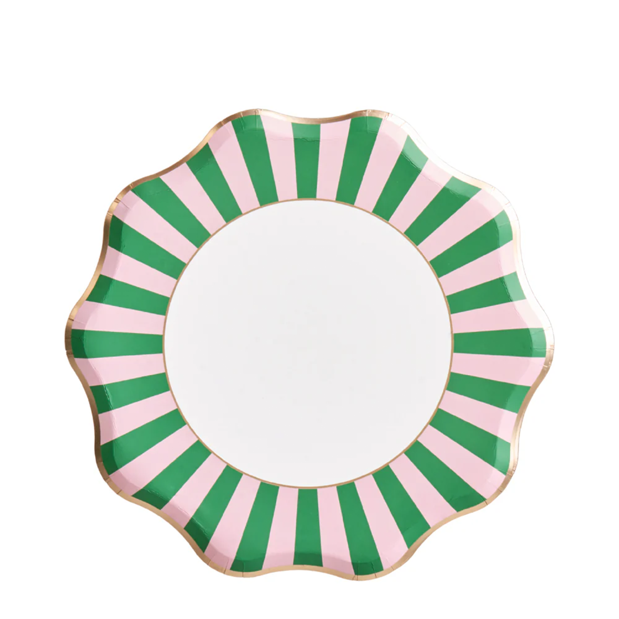 Palm Beach - Large Paper Plates - Pink + Green