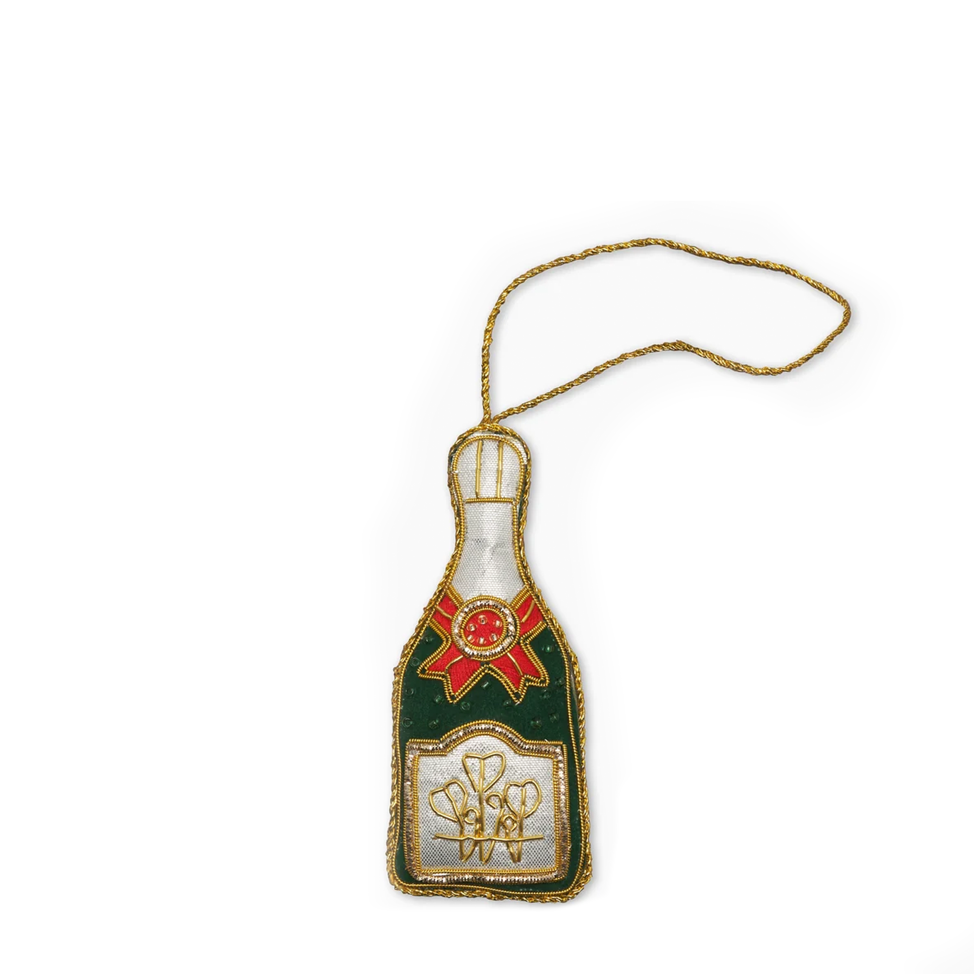 Champagne Bottle Ornament