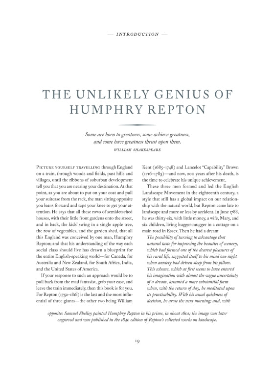 Humphry Repton: Designing The Landscape Garden