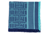Kuba Beach Mat - Blue + Turquoise