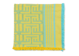 Kuba Beach Mat - Yellow + Turquoise