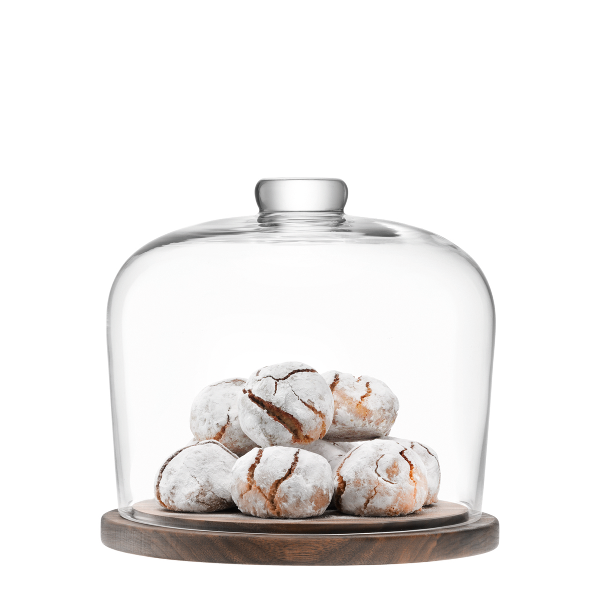 City Dome + Walnut Base - Medium