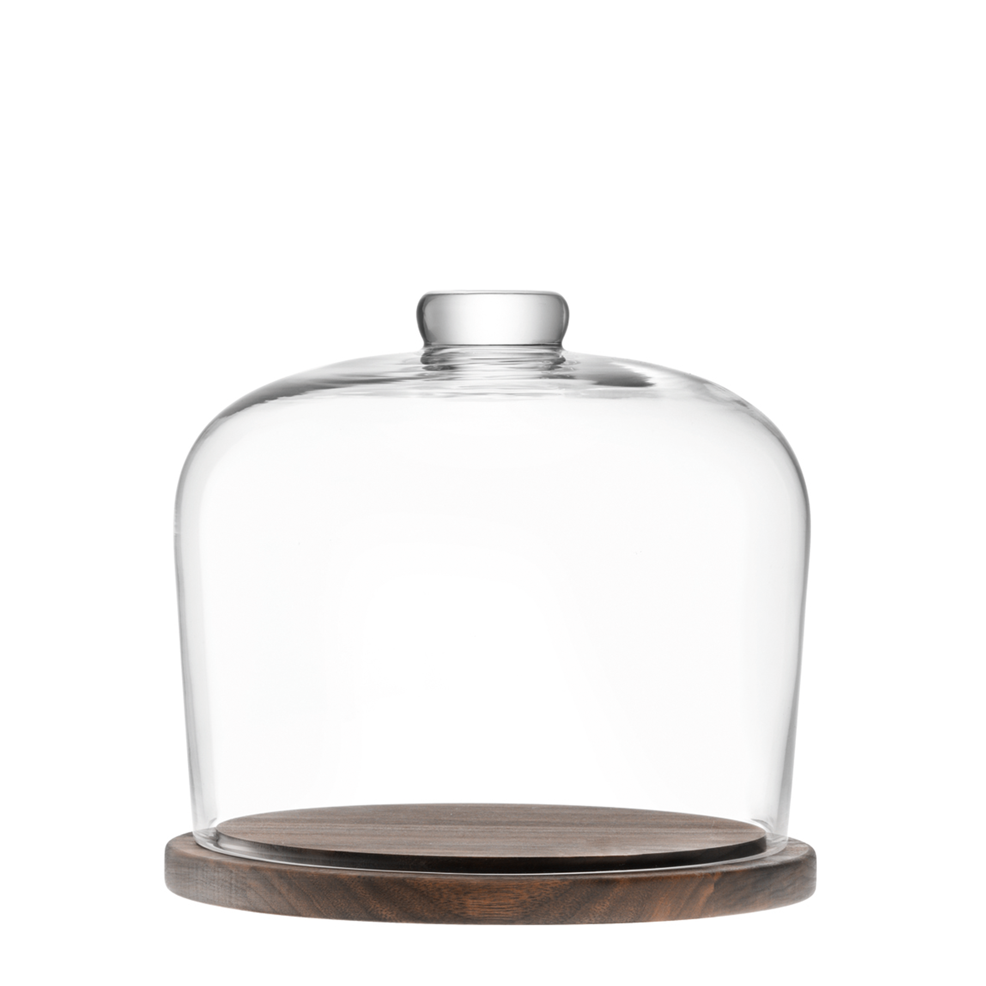 City Dome + Walnut Base - Medium