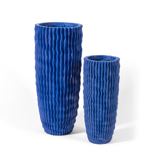 Cactus Vase - Cobalt
