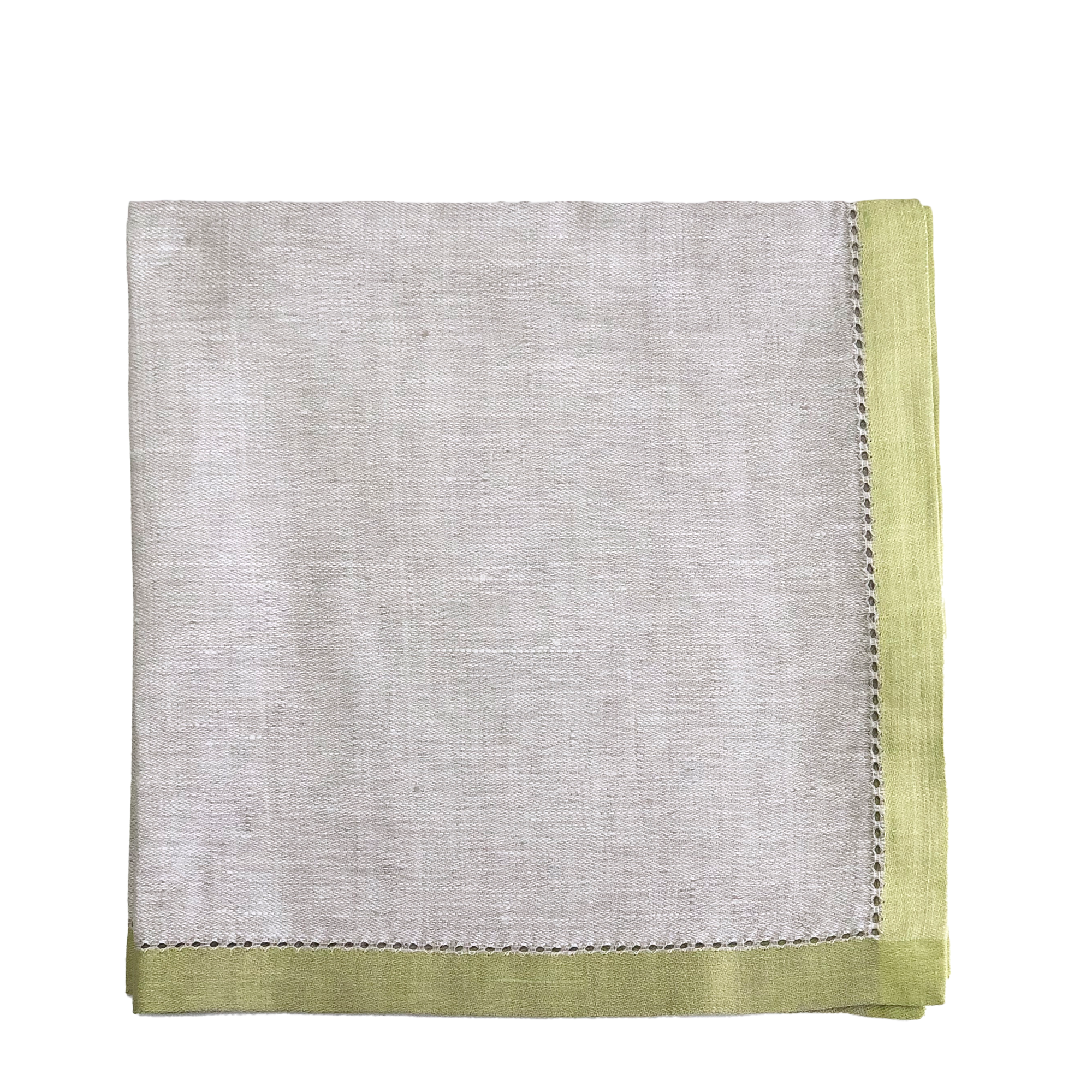 Versailles Napkin - Silver + Green