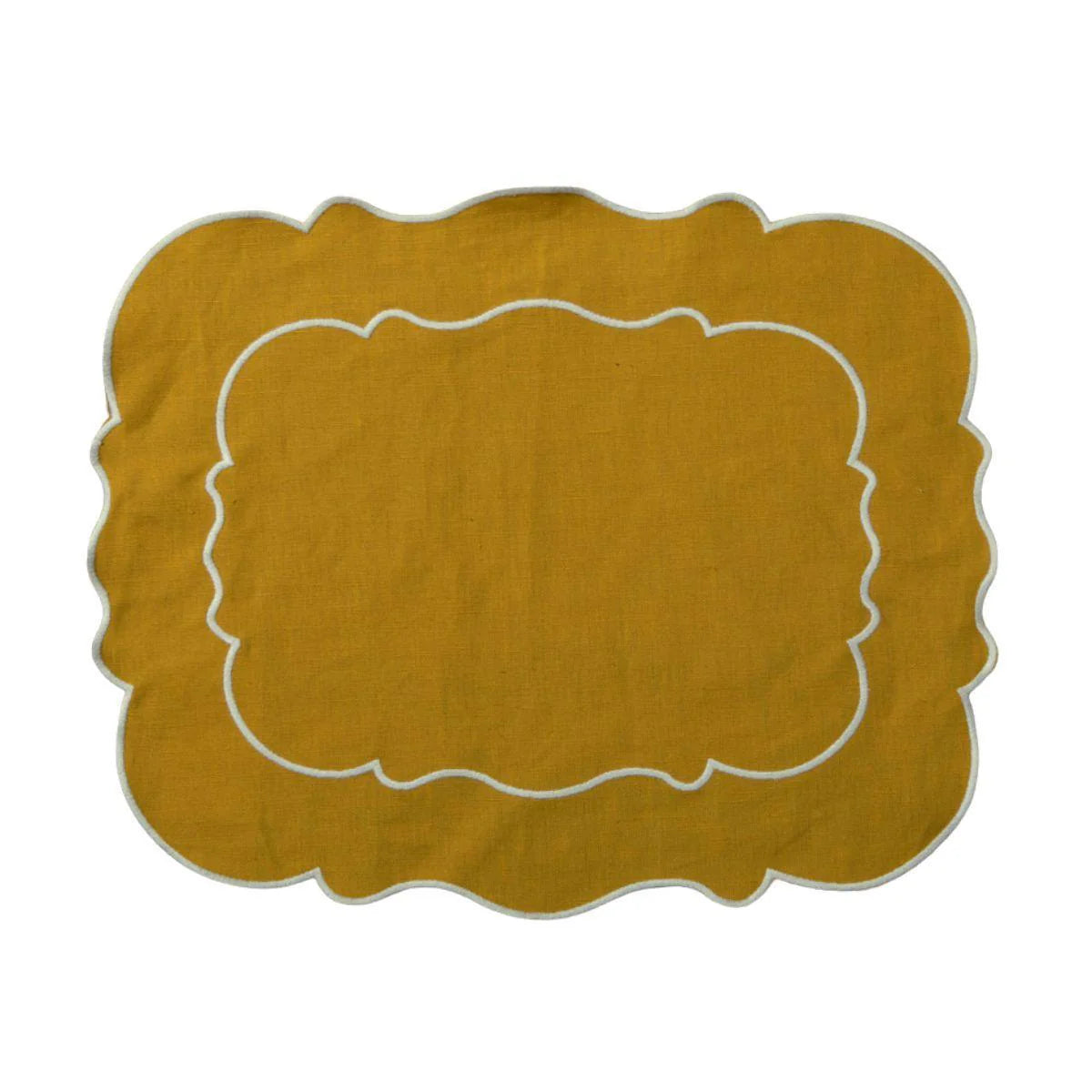 Placemat - Mustard Stain Linen