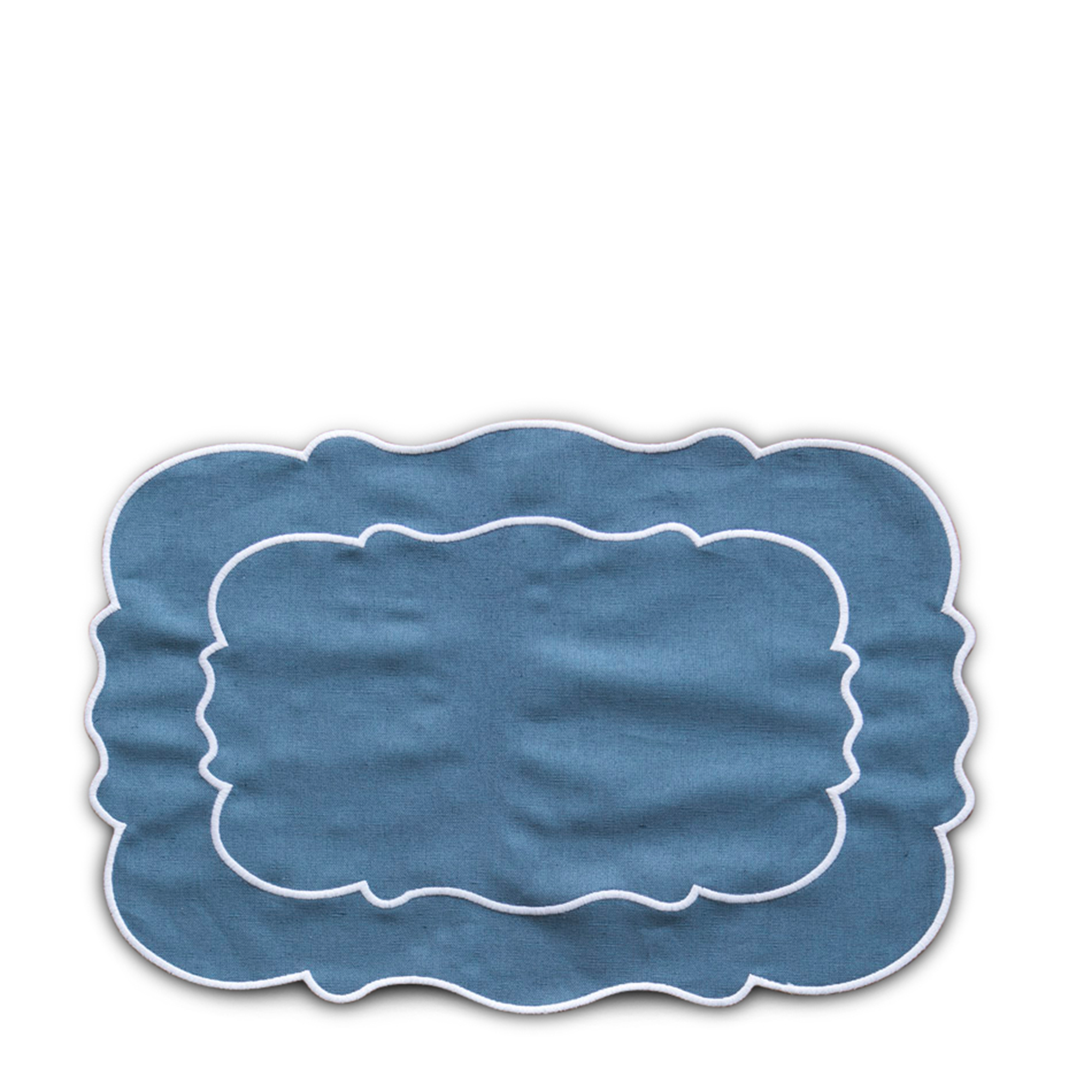 Placemat - Prussian Blue Stain Linen