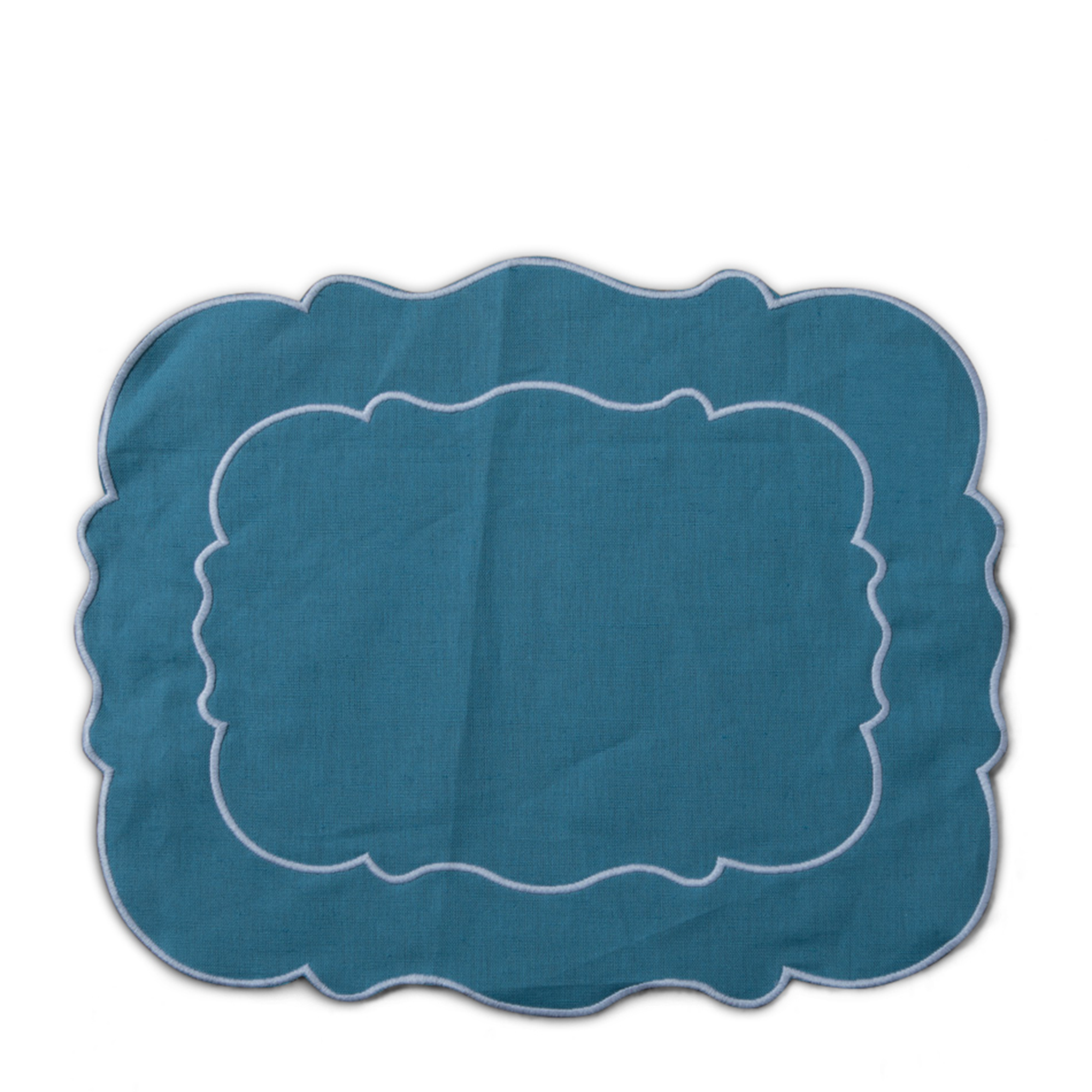 Placemat Stain Linen - Sky Blue