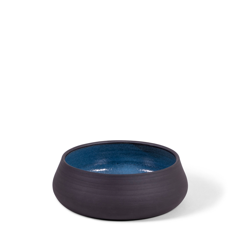 Blackware Curve Bowl - Delft Blue