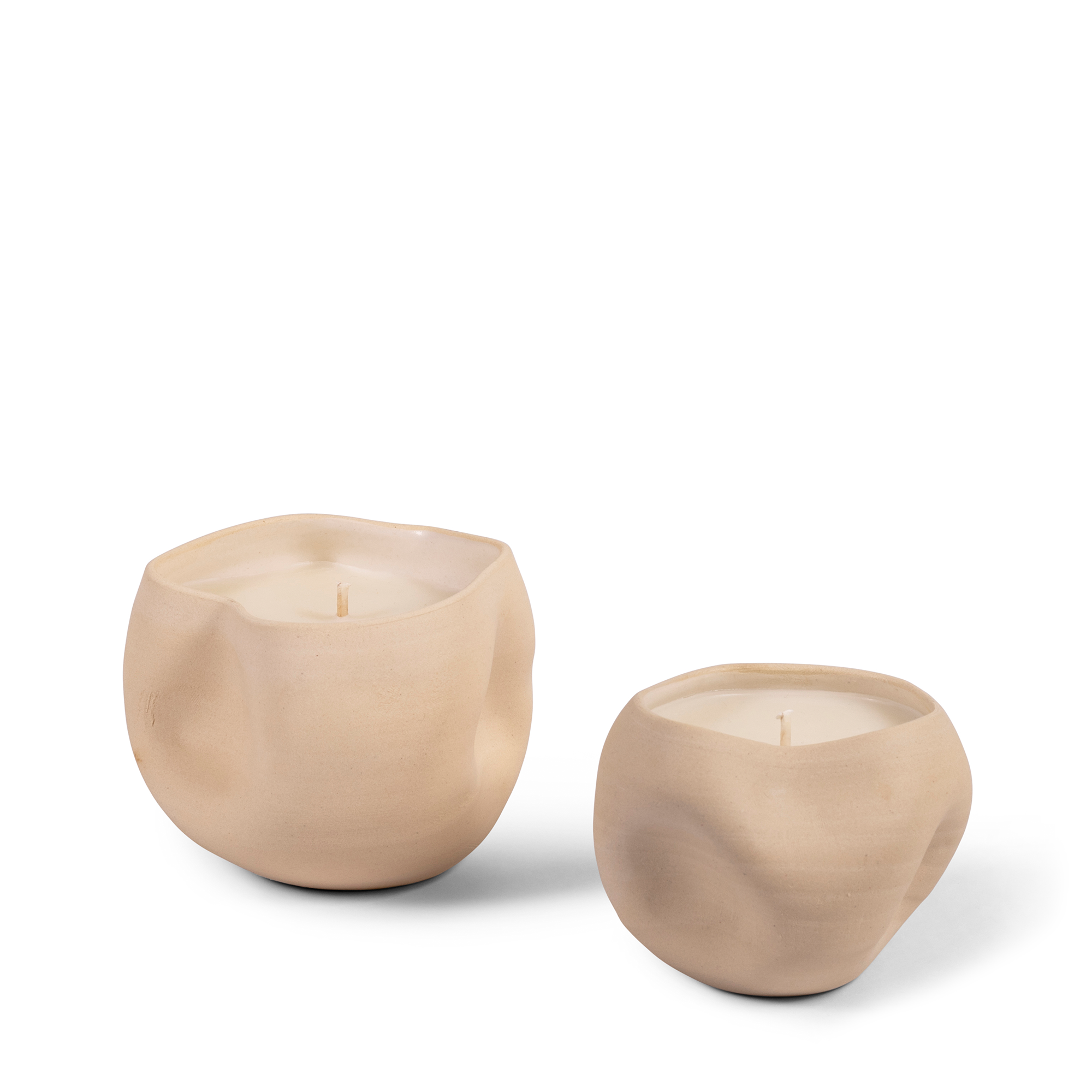 River Rock Candle White Grayson De Vere