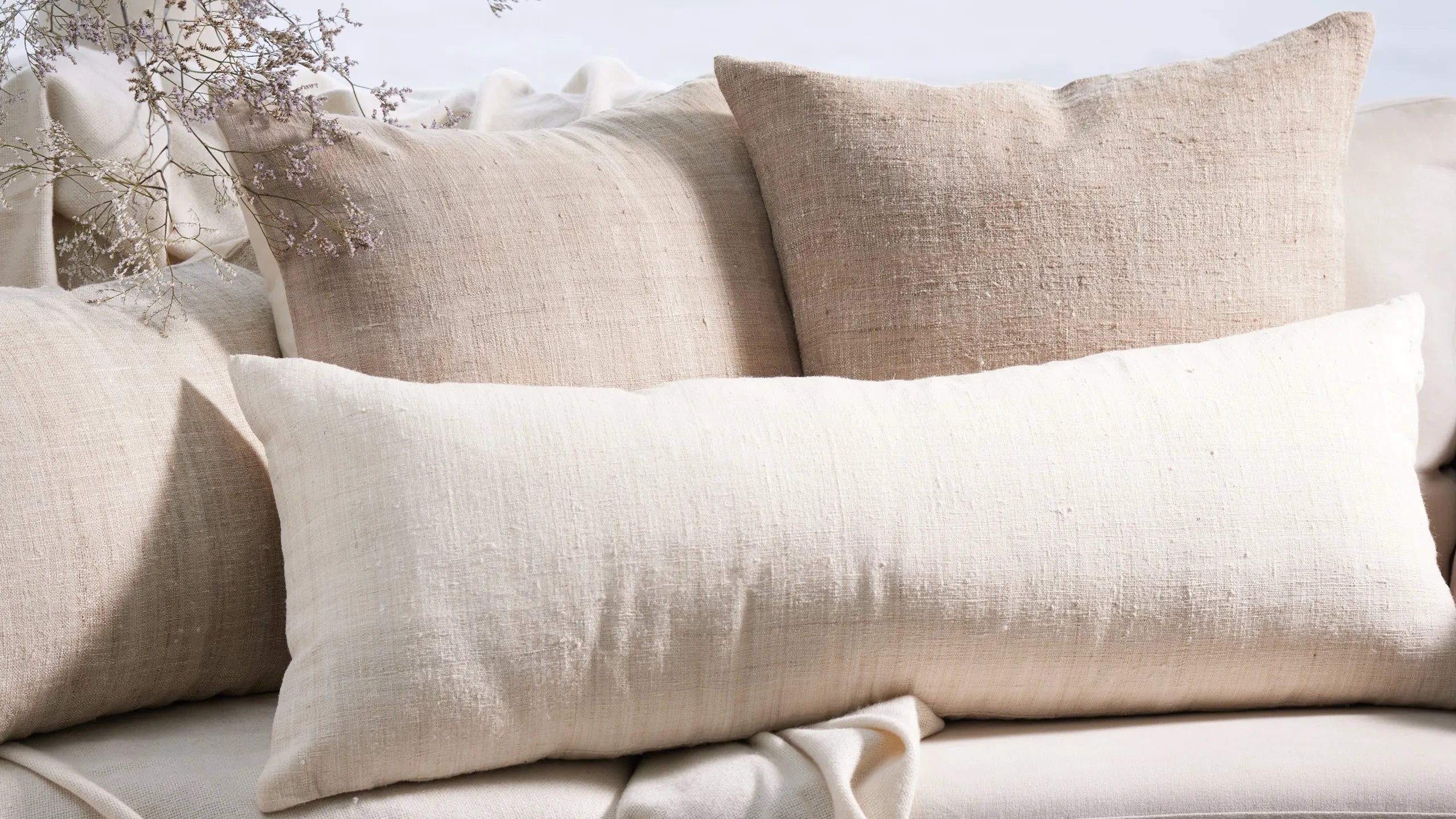 Of Silk Pillow - Amla Brown