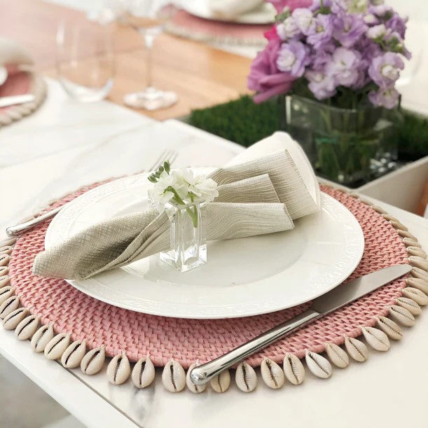 Capiz Placemat - Pink