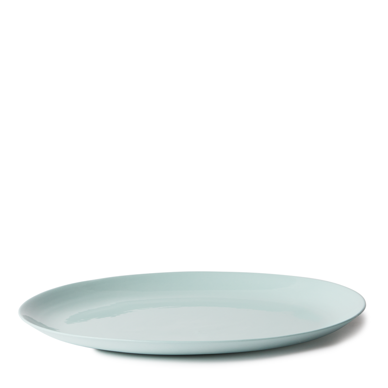 Flared Dinner Plate - Blue