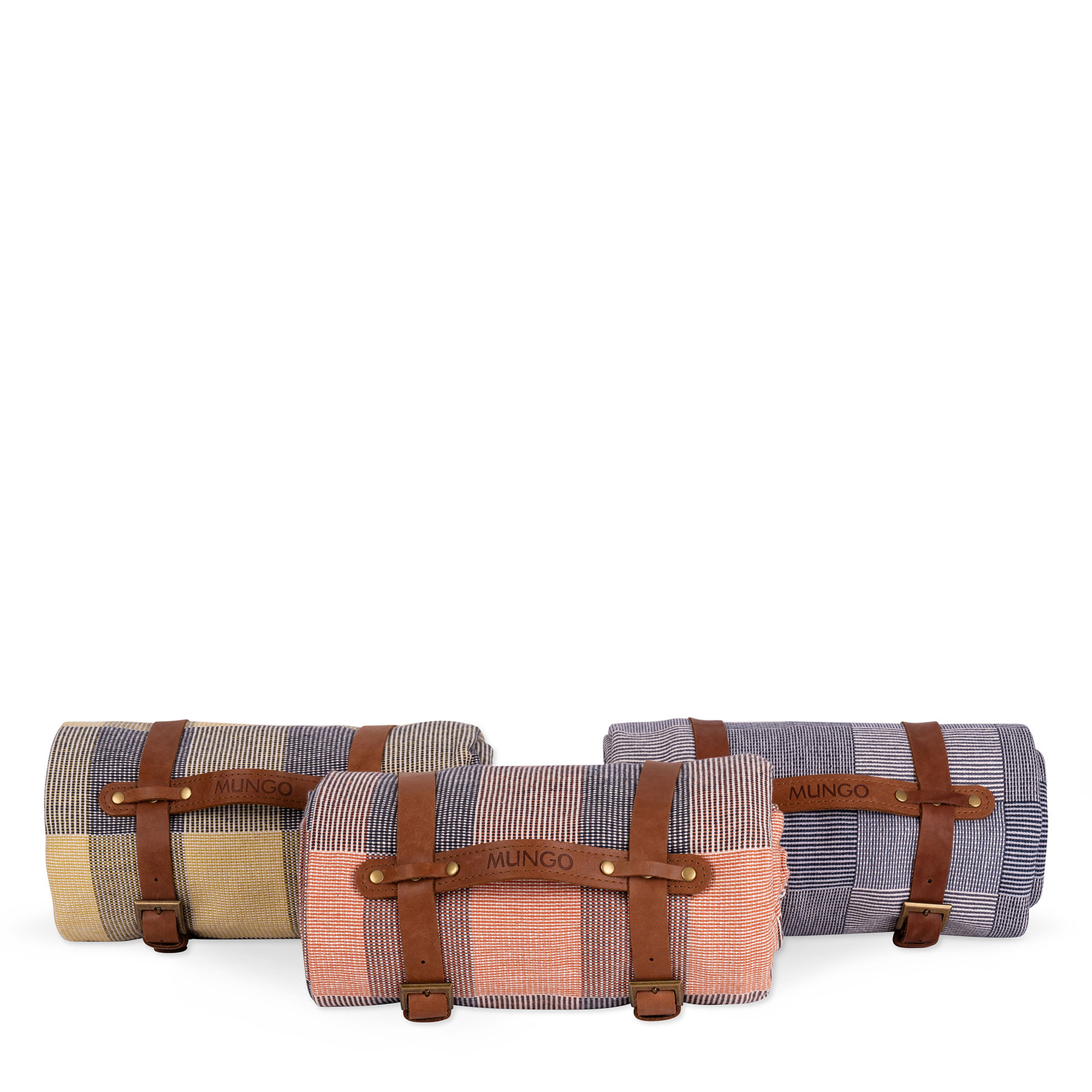 Picnic Blanket Cotton Rib Weave - Plum