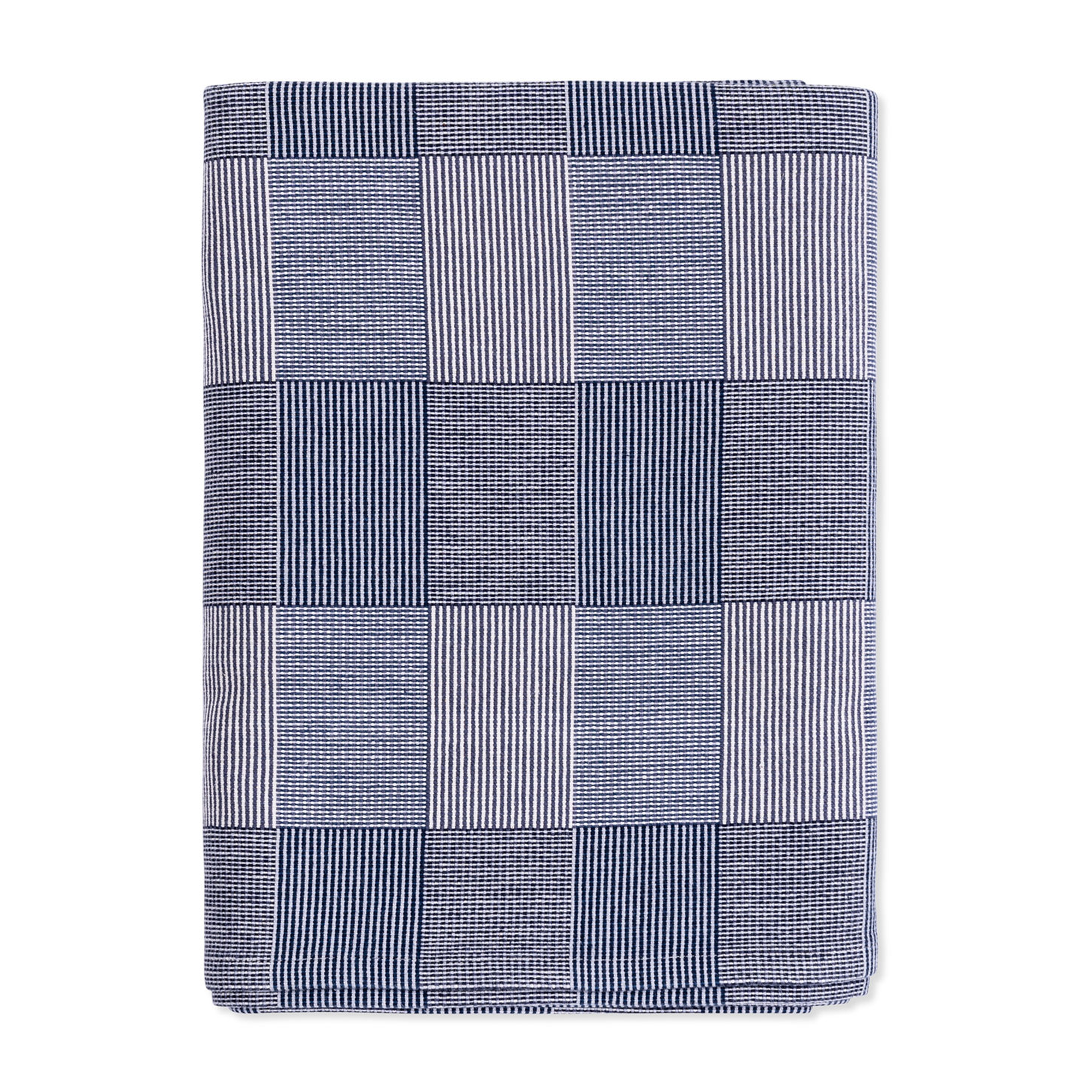Picnic Blanket Cotton Rib Weave - Plum
